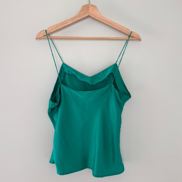 Avon‎ Green Silk Tank Top - Picture 4 of 8